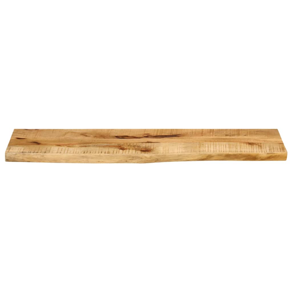 vidaXL Blat stołu, 120x40x3,8 cm, naturalna krawędź, drewno mango