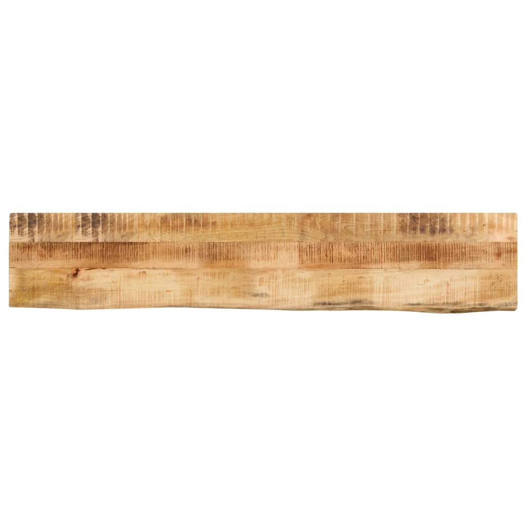 vidaXL Blat stołu, 140x40x3,8 cm, naturalna krawędź, drewno mango