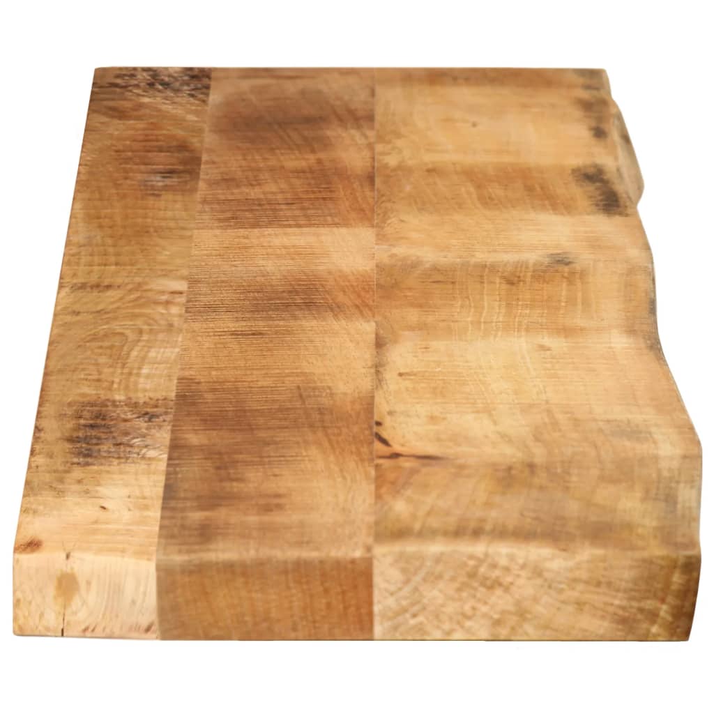vidaXL Blat stołu, 140x40x3,8 cm, naturalna krawędź, drewno mango