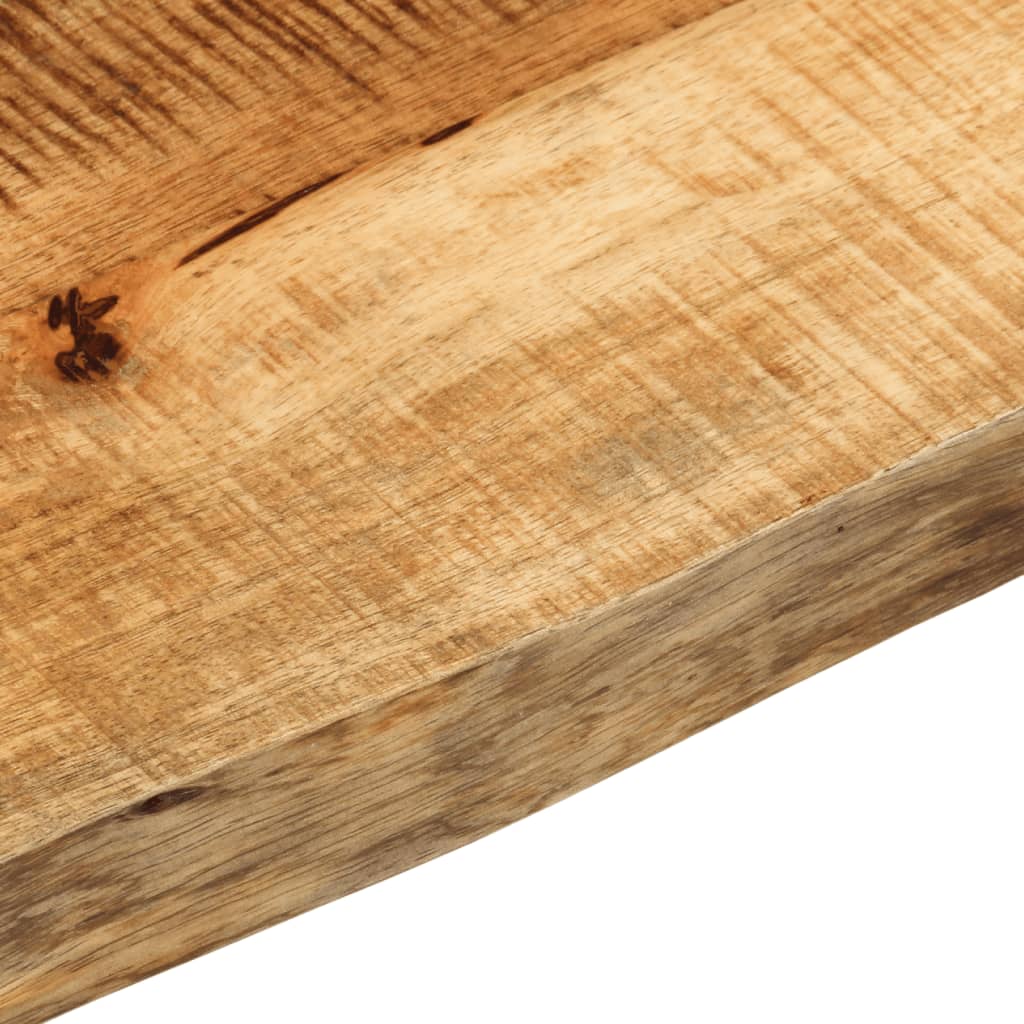 vidaXL Blat stołu, 160x40x3,8 cm, naturalna krawędź, drewno mango