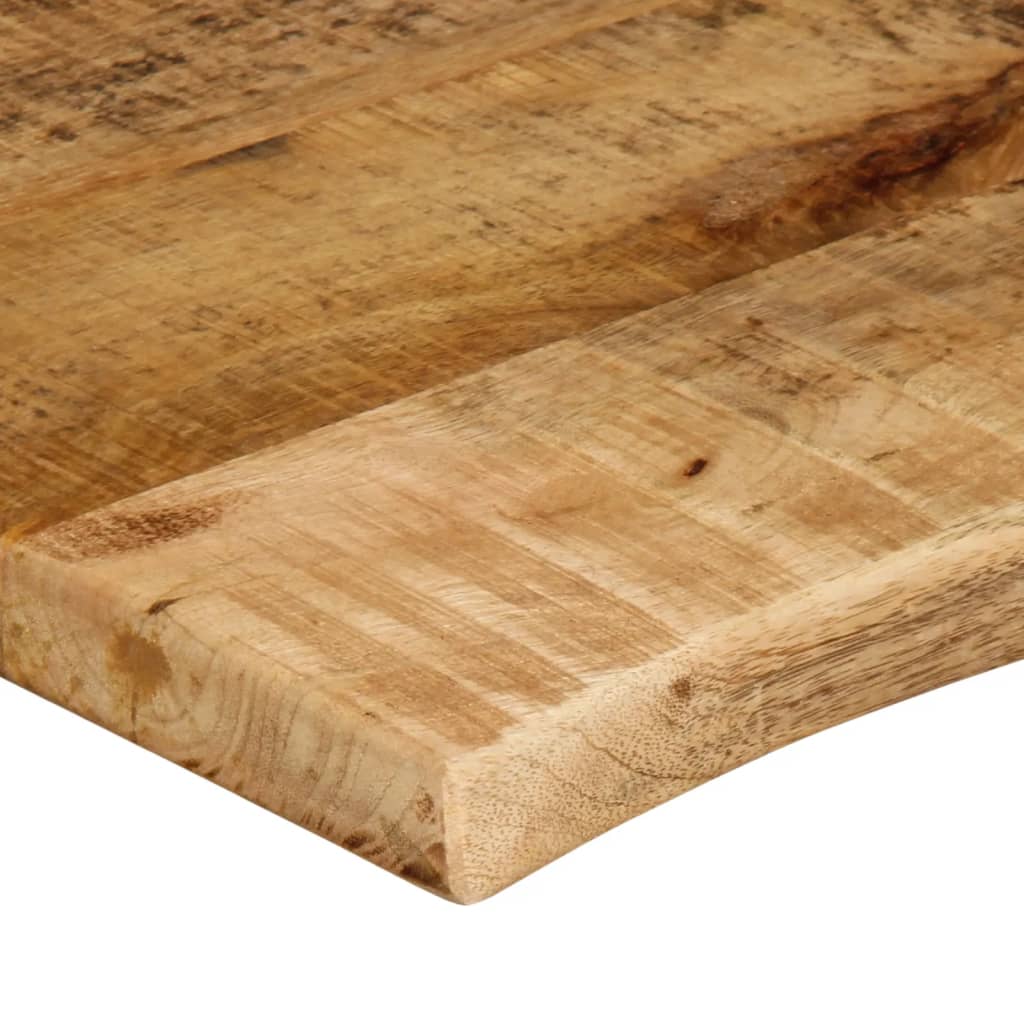 vidaXL Blat stołu, 70x60x3,8 cm, naturalna krawędź, drewno mango