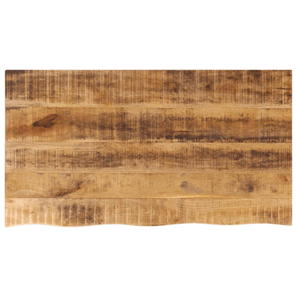 vidaXL Blat stołu, 100x60x3,8 cm, naturalna krawędź, drewno mango