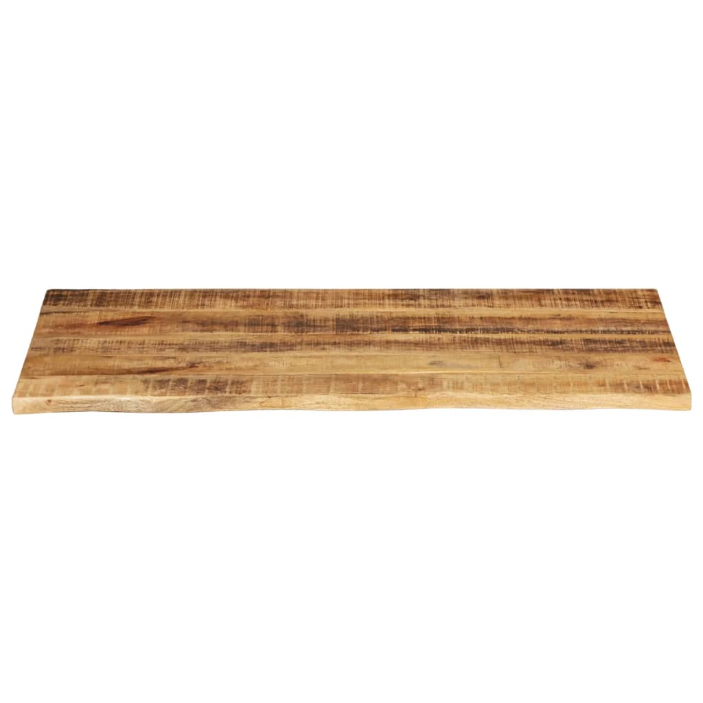 vidaXL Blat stołu, 120x60x3,8 cm, naturalna krawędź, drewno mango