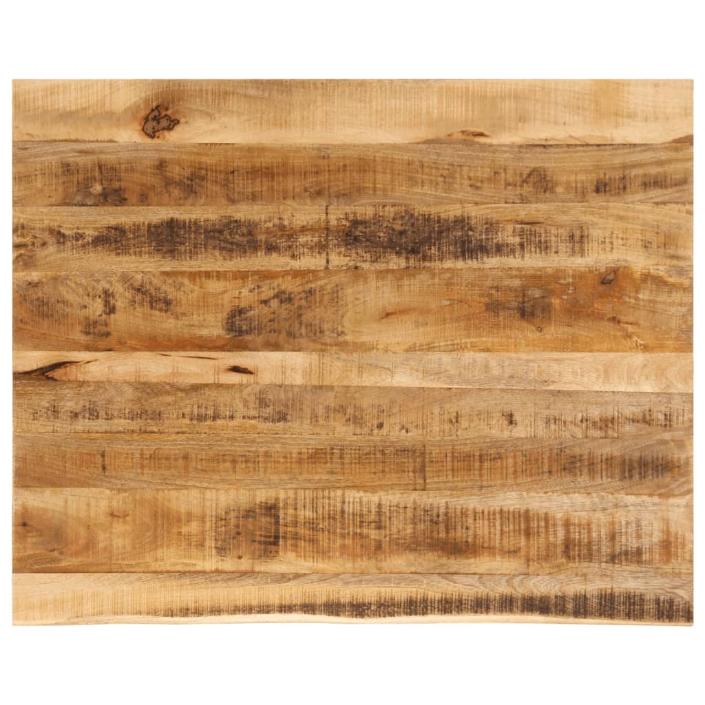 vidaXL Blat stołu, 90x80x3,8 cm, naturalna krawędź, drewno mango