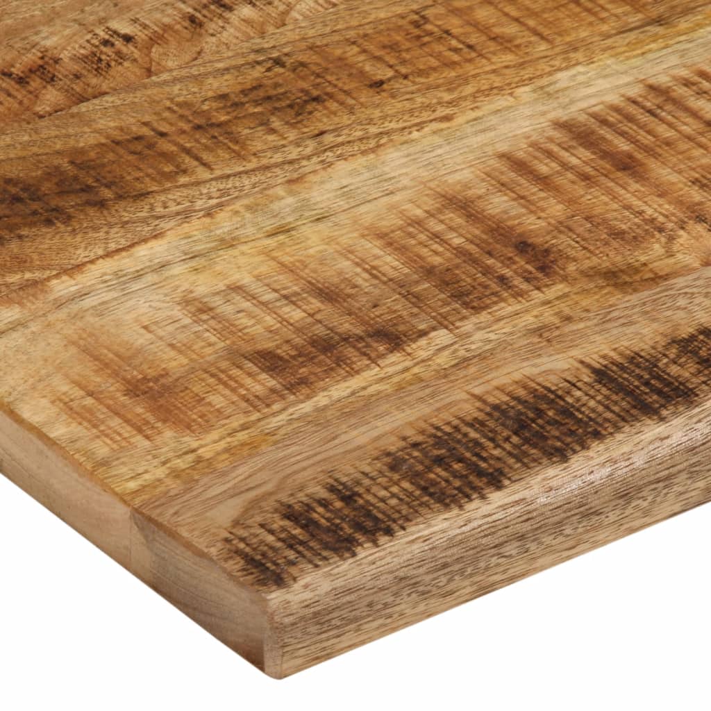 vidaXL Blat stołu, 90x80x3,8 cm, naturalna krawędź, drewno mango