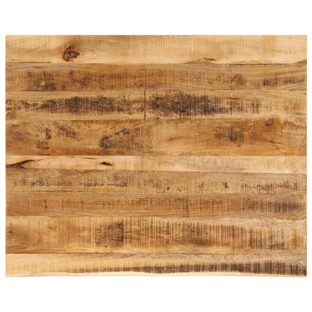 vidaXL Blat stołu, 100x80x3,8 cm, naturalna krawędź, drewno mango