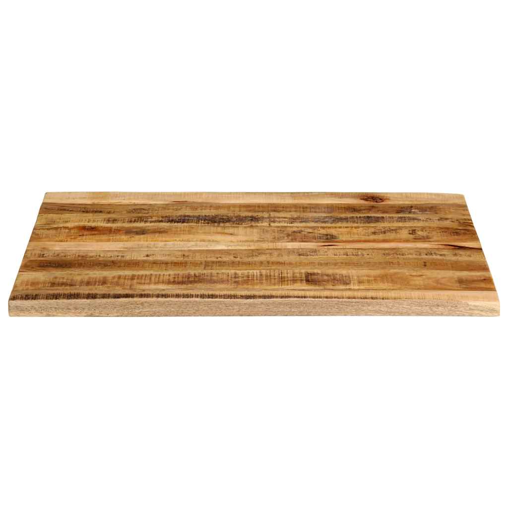 vidaXL Blat stołu, 100x80x3,8 cm, naturalna krawędź, drewno mango