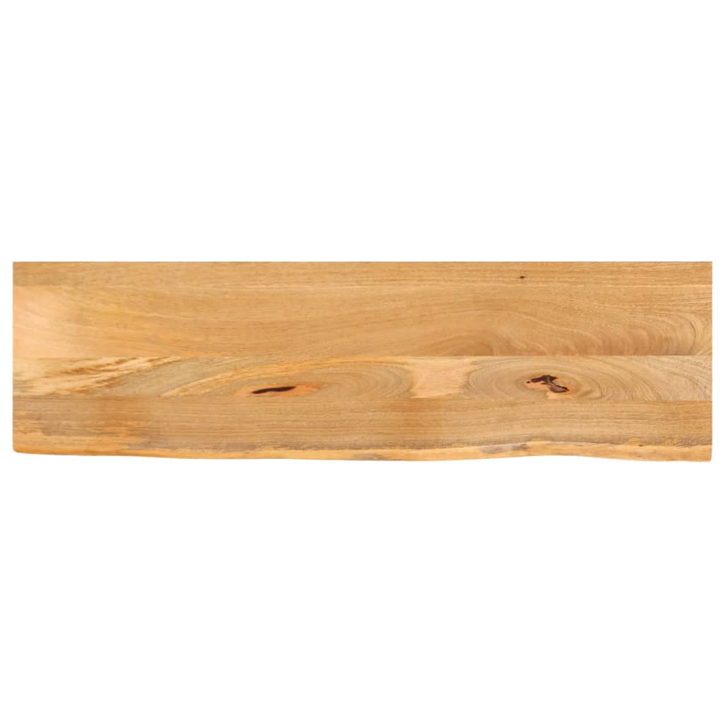 vidaXL Blat stołu z naturalną krawędzią, 100x20x2,5 cm, drewno mango