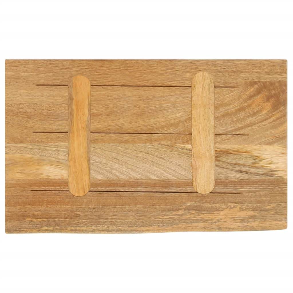 vidaXL Blat stołu z naturalną krawędzią, 40x30x2,5 cm, drewno mango