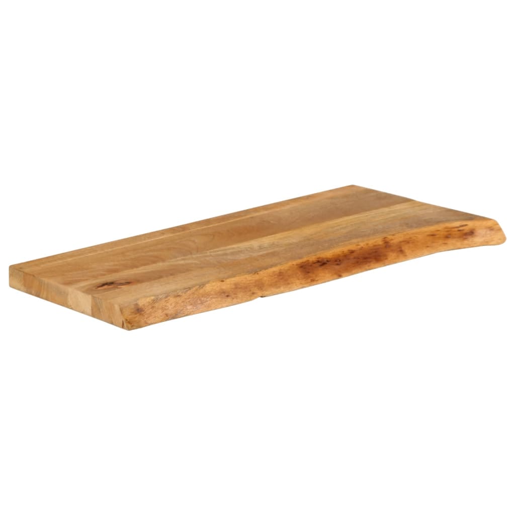 vidaXL Blat stołu z naturalną krawędzią, 80x30x2,5 cm, drewno mango