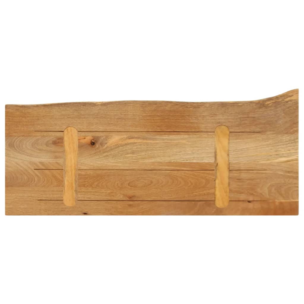 vidaXL Blat stołu z naturalną krawędzią, 80x30x2,5 cm, drewno mango