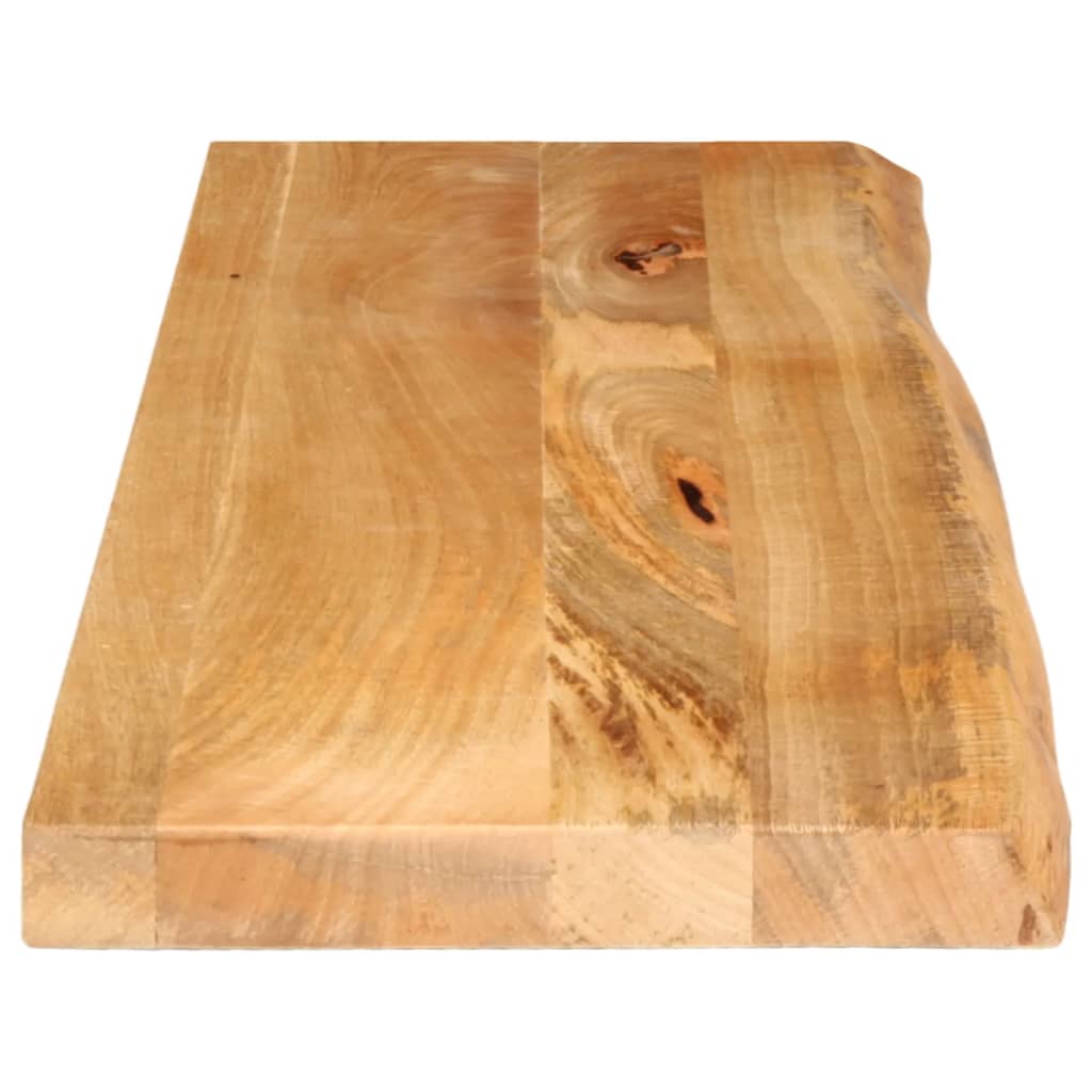 vidaXL Blat stołu z naturalną krawędzią, 100x30x2,5 cm, drewno mango