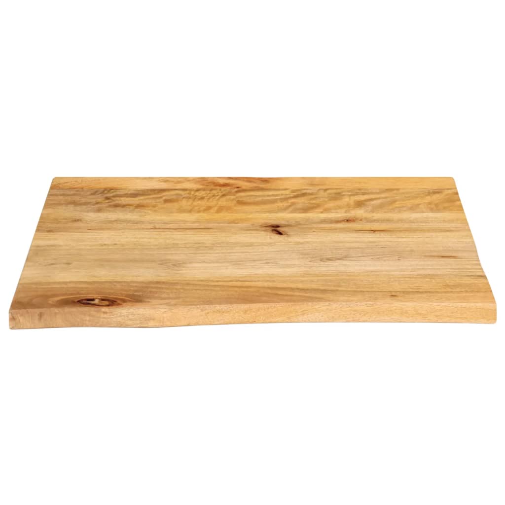 vidaXL Blat stołu z naturalną krawędzią, 40x40x2,5 cm, drewno mango