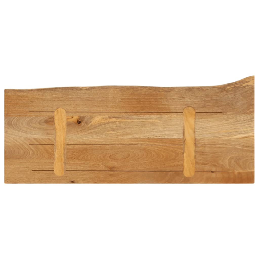 vidaXL Blat stołu z naturalną krawędzią, 80x40x2,5 cm, drewno mango