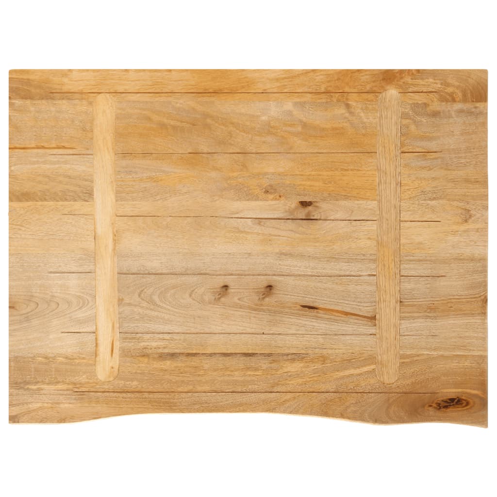 vidaXL Blat stołu z naturalną krawędzią, 80x60x2,5 cm, drewno mango