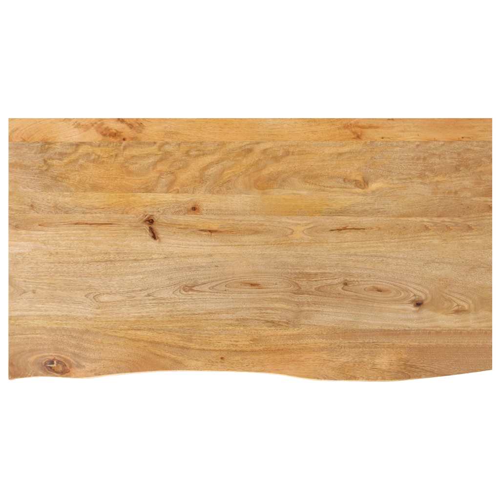 vidaXL Blat stołu z naturalną krawędzią, 120x60x2,5 cm, drewno mango