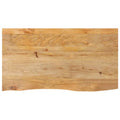 vidaXL Blat stołu z naturalną krawędzią, 120x60x2,5 cm, drewno mango