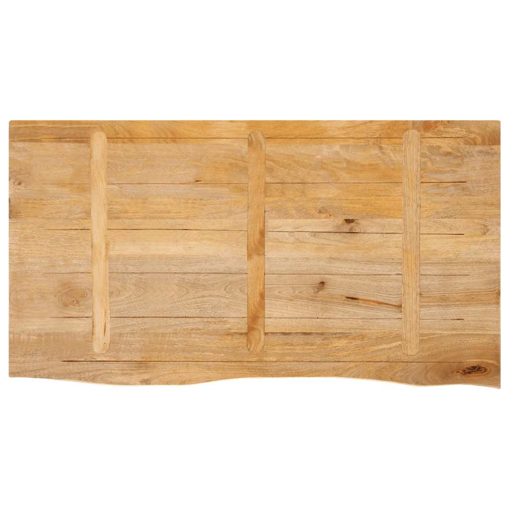 vidaXL Blat stołu z naturalną krawędzią, 120x60x2,5 cm, drewno mango