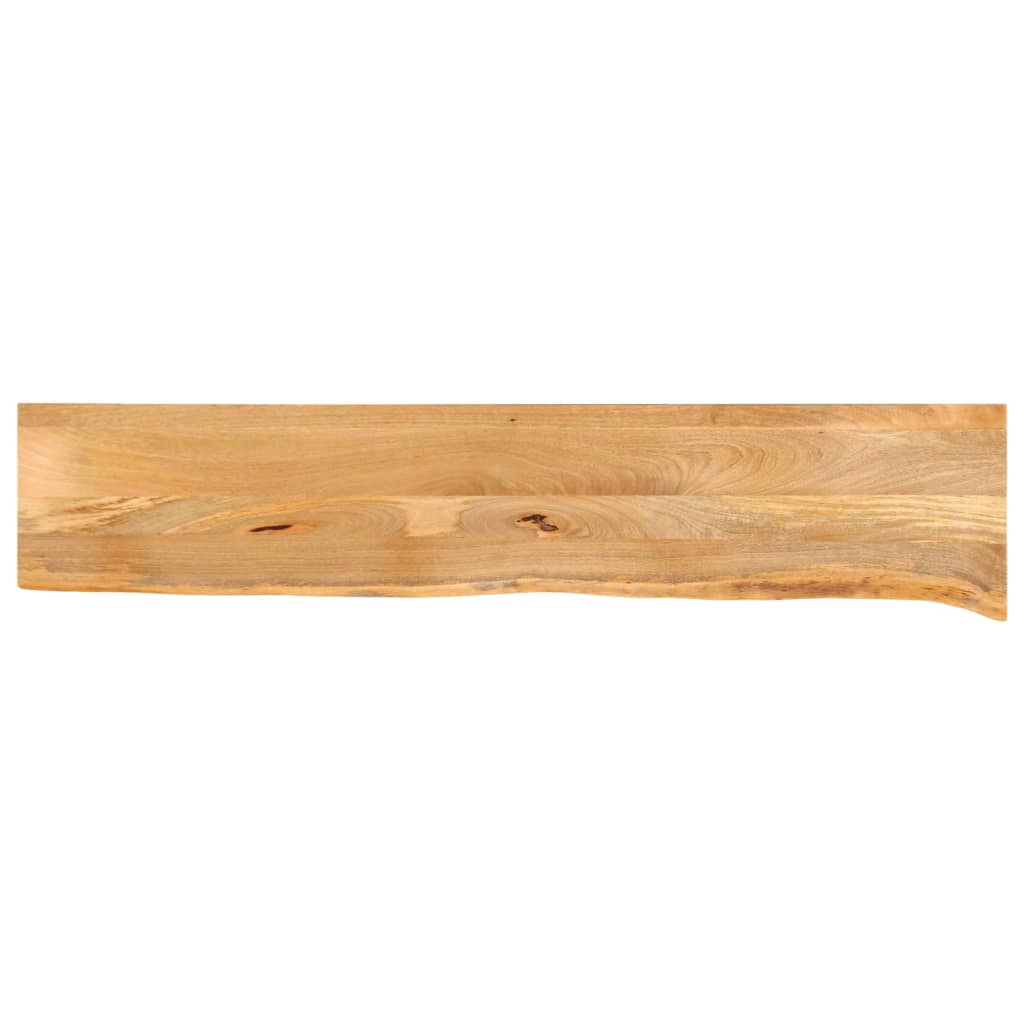 vidaXL Blat stołu z naturalną krawędzią, 160x20x3,8 cm, drewno mango