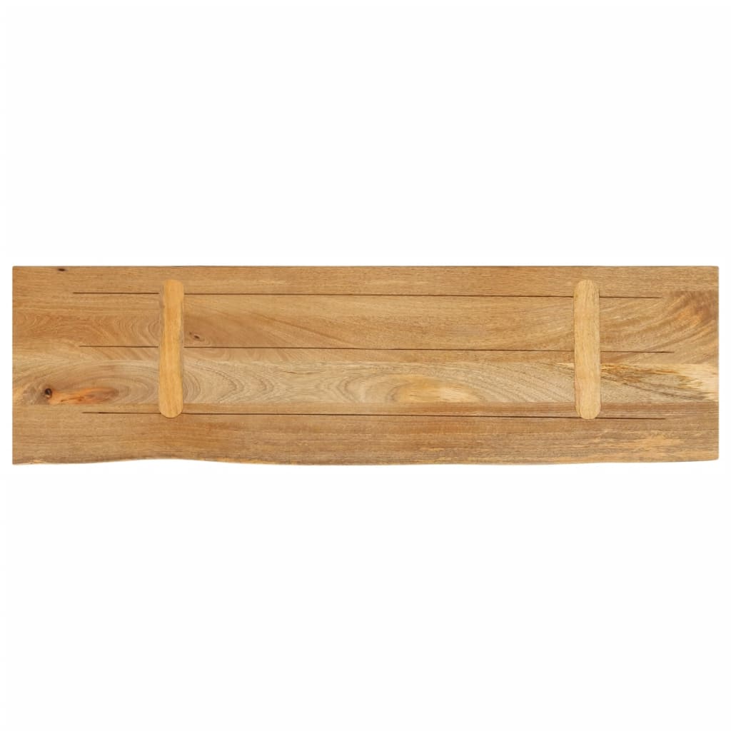 vidaXL Blat stołu z naturalną krawędzią, 120x30x3,8 cm, drewno mango