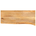 vidaXL Blat stołu z naturalną krawędzią, 80x40x3,8 cm, drewno mango