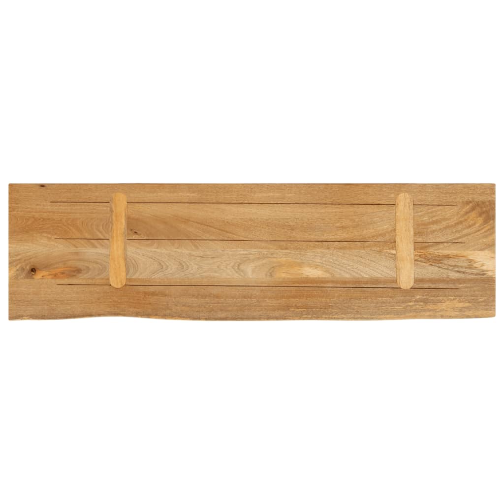 vidaXL Blat stołu z naturalną krawędzią, 100x40x3,8 cm, drewno mango