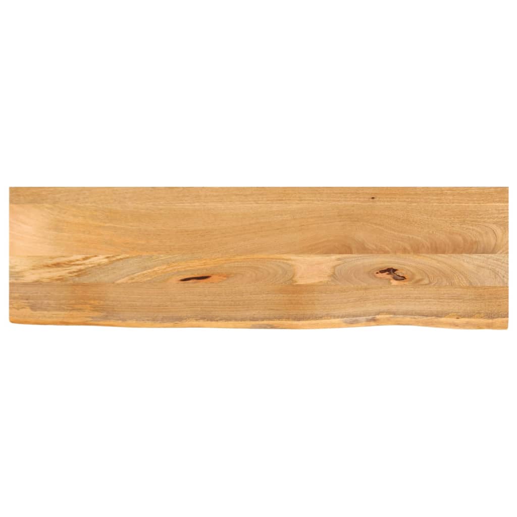 vidaXL Blat stołu z naturalną krawędzią, 110x40x3,8 cm, drewno mango