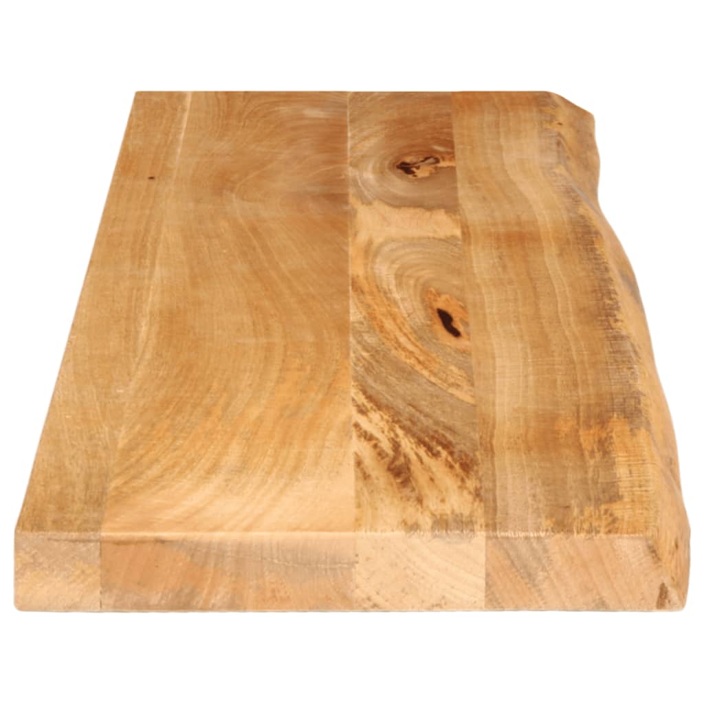 vidaXL Blat stołu z naturalną krawędzią, 110x40x3,8 cm, drewno mango