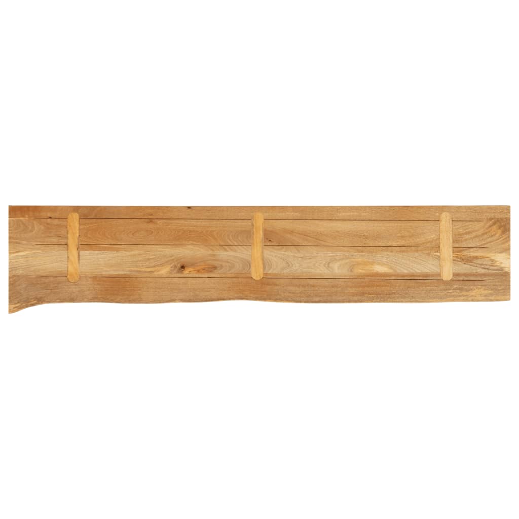 vidaXL Blat stołu z naturalną krawędzią, 160x40x3,8 cm, drewno mango