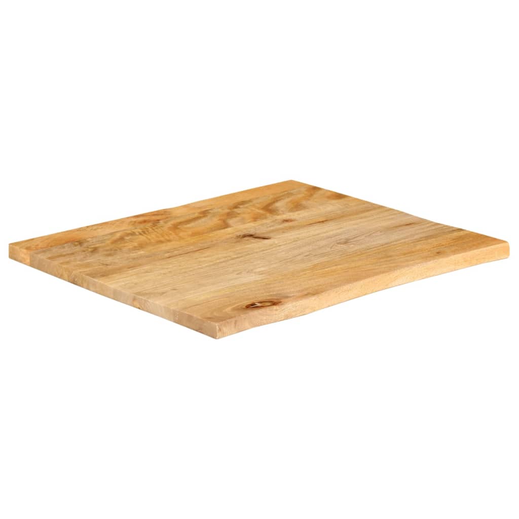 vidaXL Blat stołu z naturalną krawędzią, 60x60x3,8 cm, drewno mango