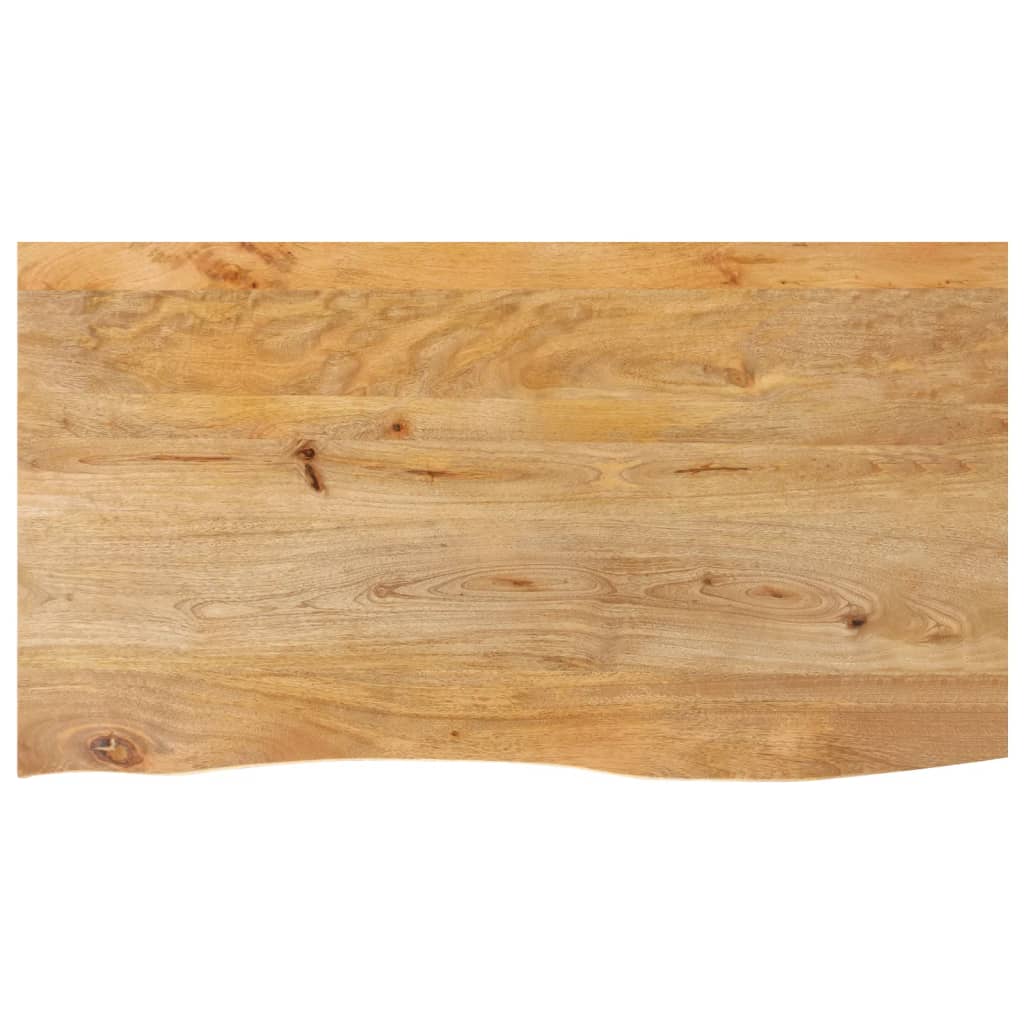 vidaXL Blat stołu z naturalną krawędzią, 110x60x3,8 cm, drewno mango