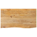 vidaXL Blat stołu z naturalną krawędzią, 120x60x3,8 cm, drewno mango