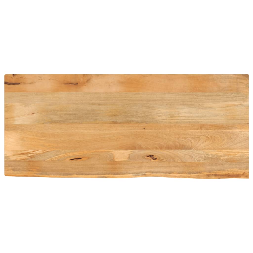 vidaXL Blat stołu z naturalną krawędzią, 140x60x3,8 cm, drewno mango