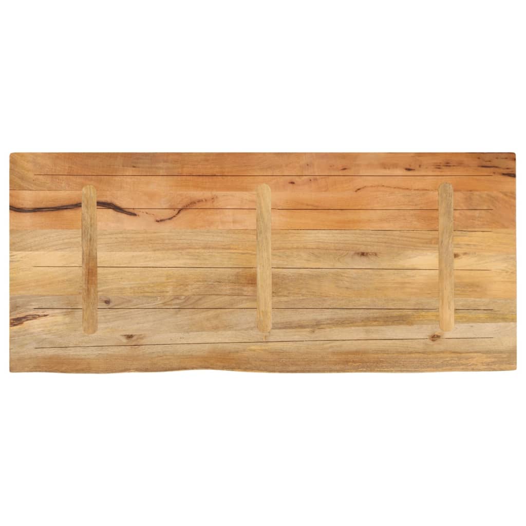 vidaXL Blat stołu z naturalną krawędzią, 140x60x3,8 cm, drewno mango