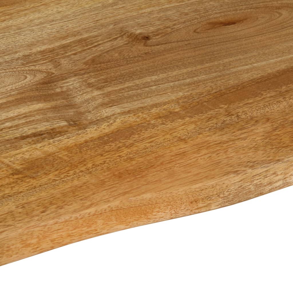 vidaXL Blat stołu z naturalną krawędzią, 80x80x3,8 cm, drewno mango