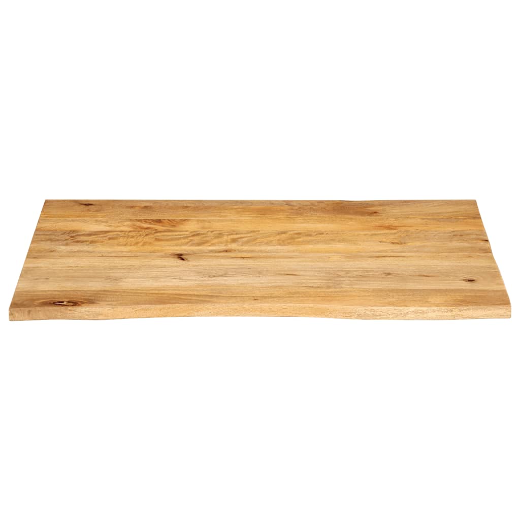 vidaXL Blat stołu z naturalną krawędzią, 100x80x3,8 cm, drewno mango