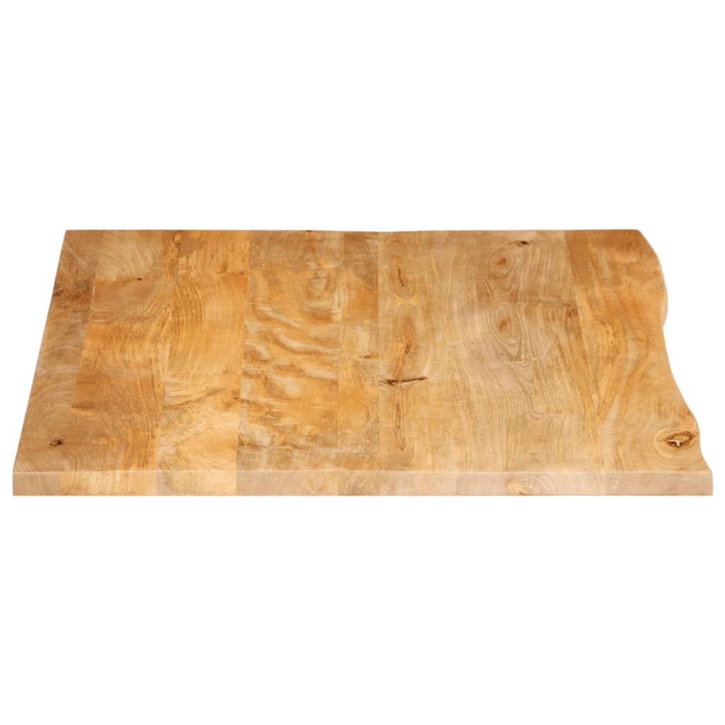 vidaXL Blat stołu z naturalną krawędzią, 110x80x3,8 cm, drewno mango