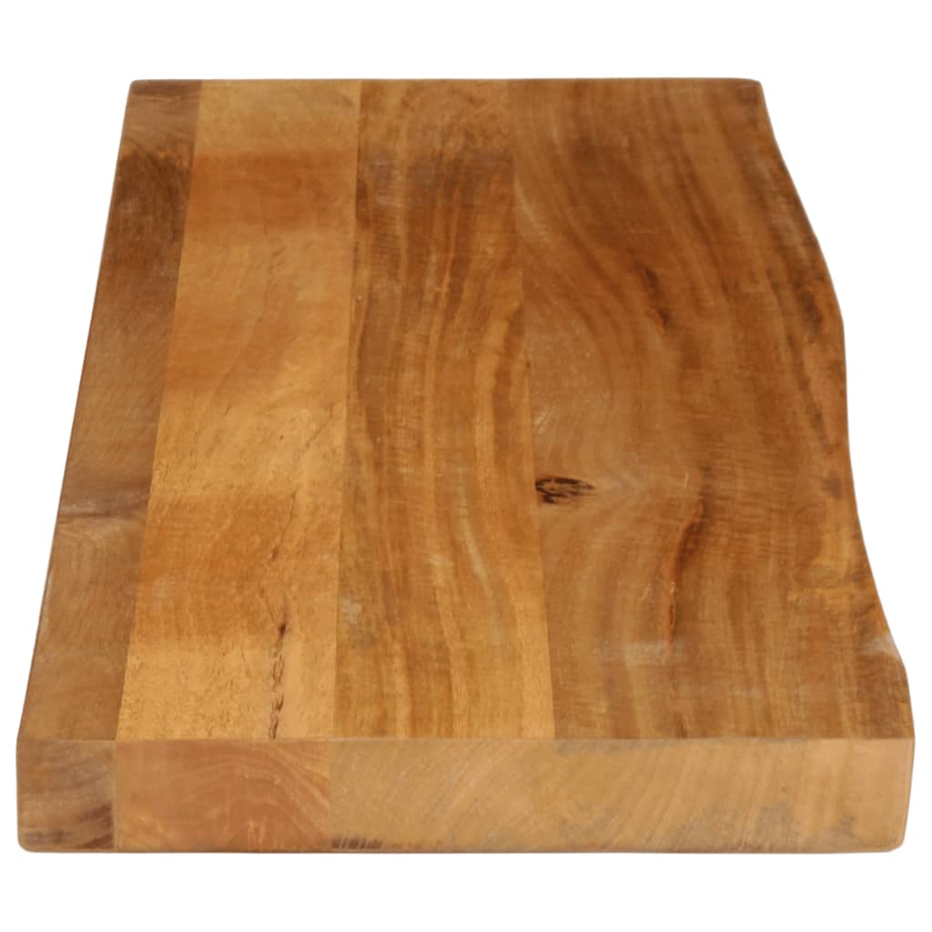 vidaXL Blat stołu z naturalną krawędzią, 100x20x2,5 cm, drewno mango