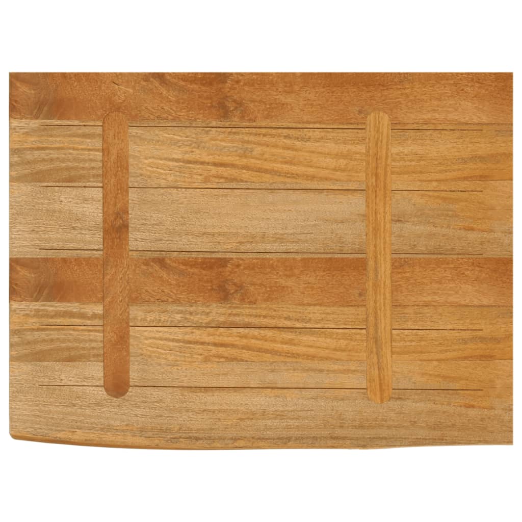 vidaXL Blat stołu z naturalną krawędzią, 80x60x2,5 cm, drewno mango