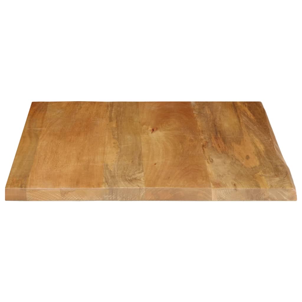 vidaXL Blat stołu z naturalną krawędzią, 80x80x2,5 cm, drewno mango