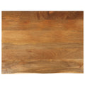 vidaXL Blat stołu z naturalną krawędzią, 100x80x2,5 cm, drewno mango
