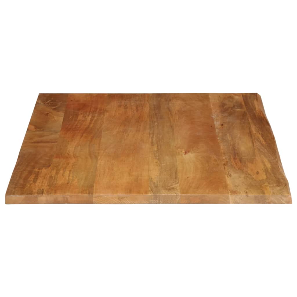 vidaXL Blat stołu z naturalną krawędzią, 100x80x2,5 cm, drewno mango