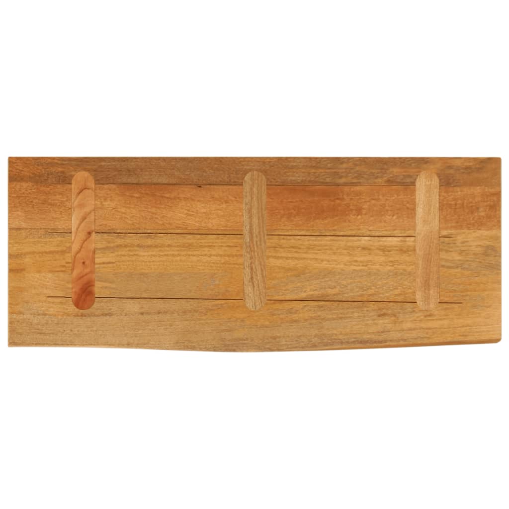 vidaXL Blat stołu z naturalną krawędzią, 90x40x3,8 cm, drewno mango