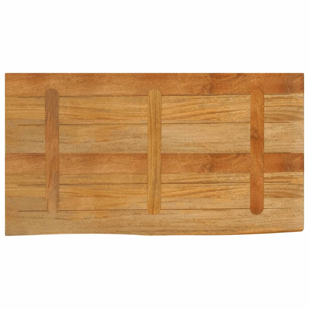 vidaXL Blat stołu z naturalną krawędzią, 110x60x3,8 cm, drewno mango