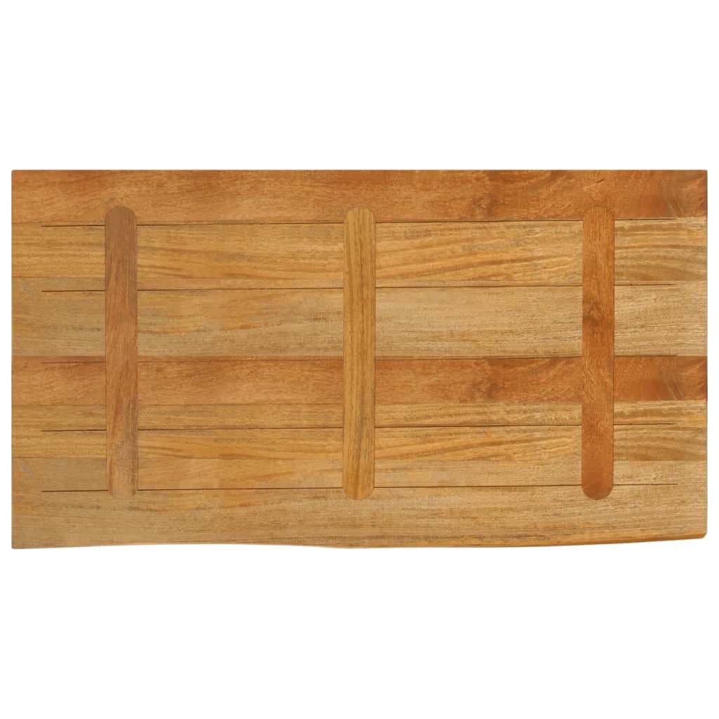 vidaXL Blat stołu z naturalną krawędzią, 120x60x3,8 cm, drewno mango