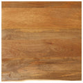 vidaXL Blat stołu z naturalną krawędzią, 80x80x3,8 cm, drewno mango