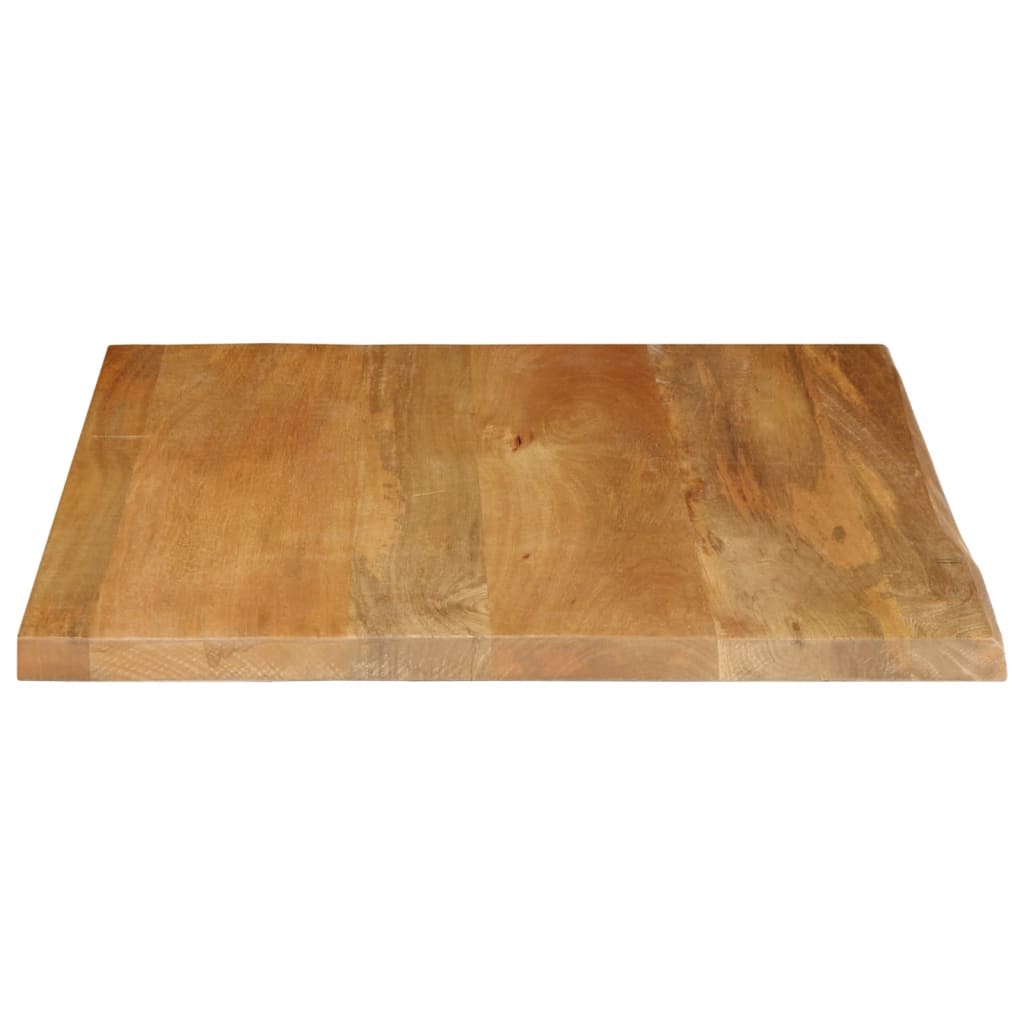 vidaXL Blat stołu z naturalną krawędzią, 80x80x3,8 cm, drewno mango