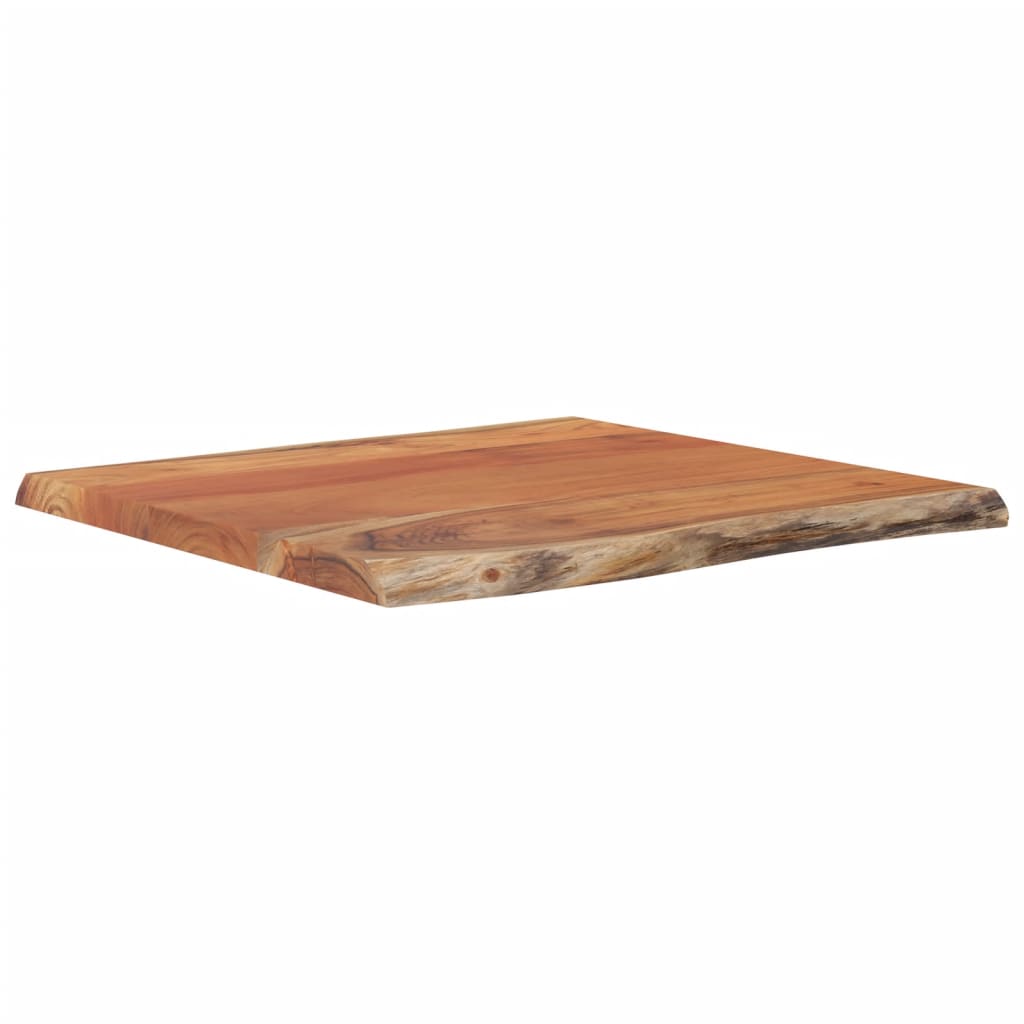 vidaXL Blat do stołu, 40x40x2,5 cm, drewno akacjowe, naturalna krawędź