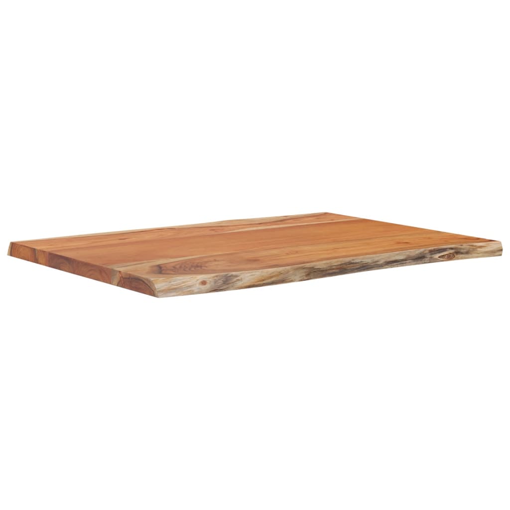 vidaXL Blat do stołu, 50x40x2,5 cm, drewno akacjowe, naturalna krawędź