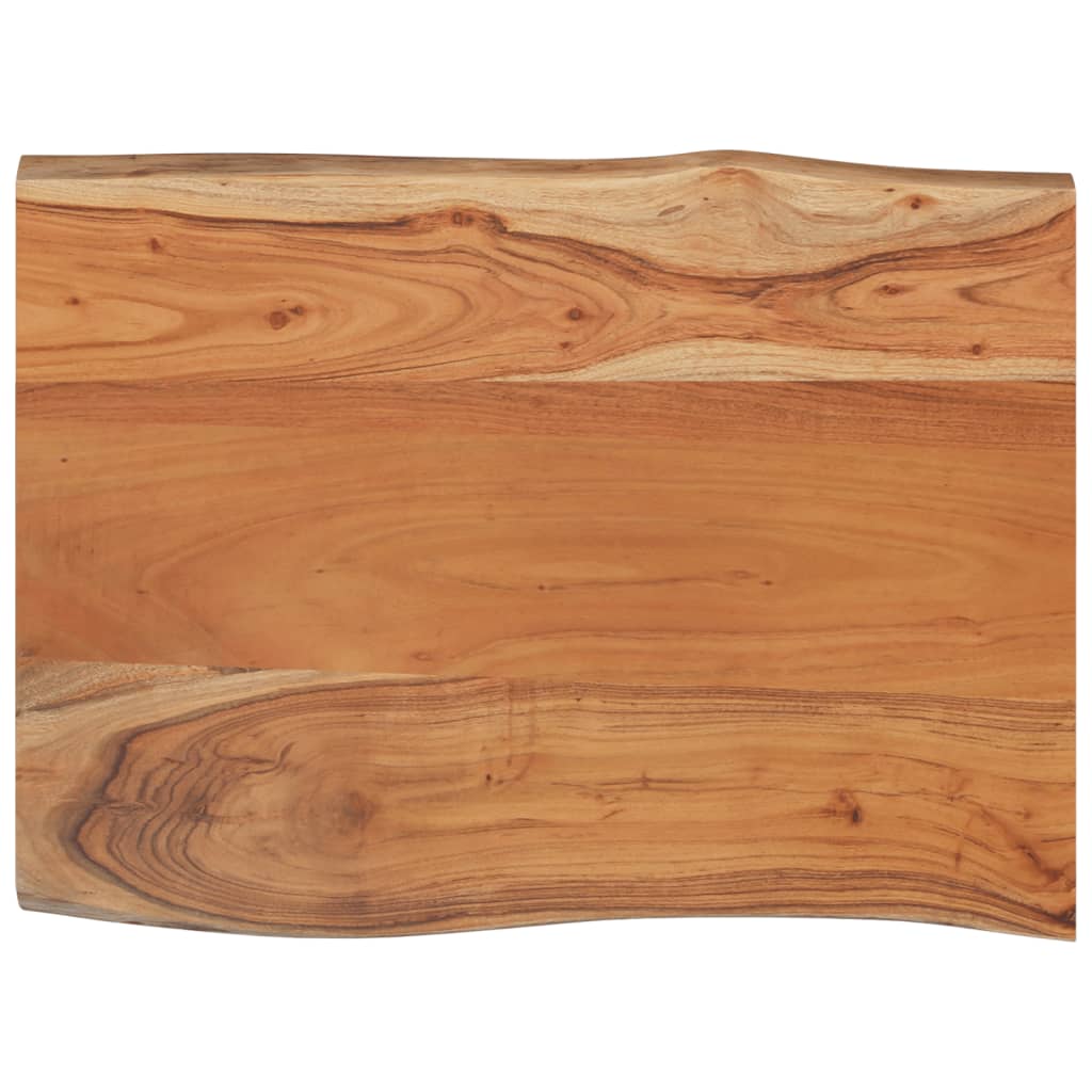 vidaXL Blat do stołu, 50x40x2,5 cm, drewno akacjowe, naturalna krawędź